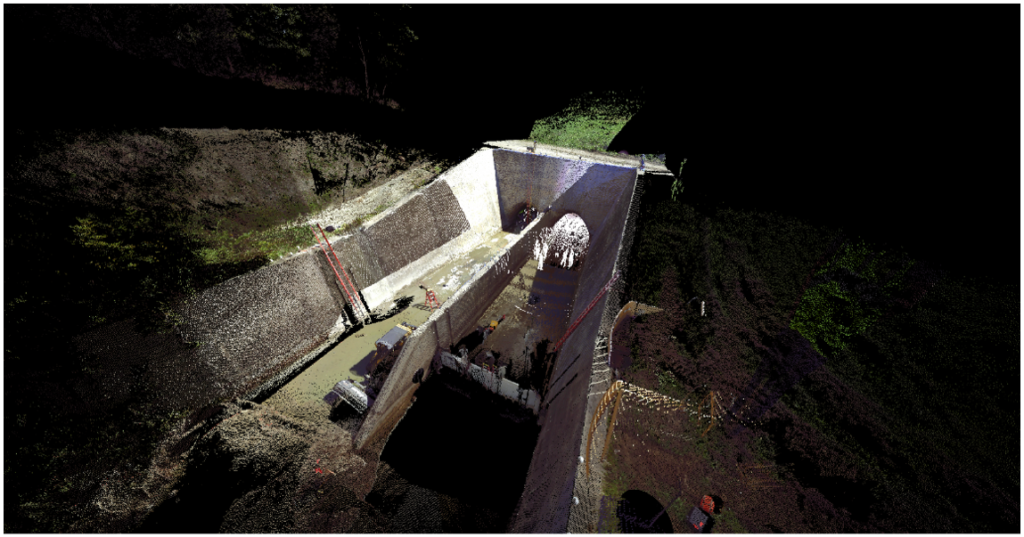 3D Point Cloud Model from 3D Scanning LiDAR - MSI pipeline inspection by RedZone Robotics